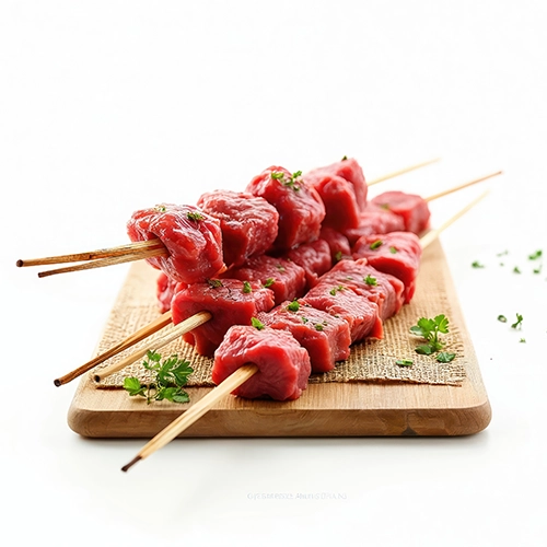 Brochettes marinées