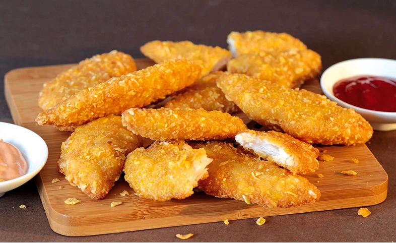 aiguillette de poulet pané